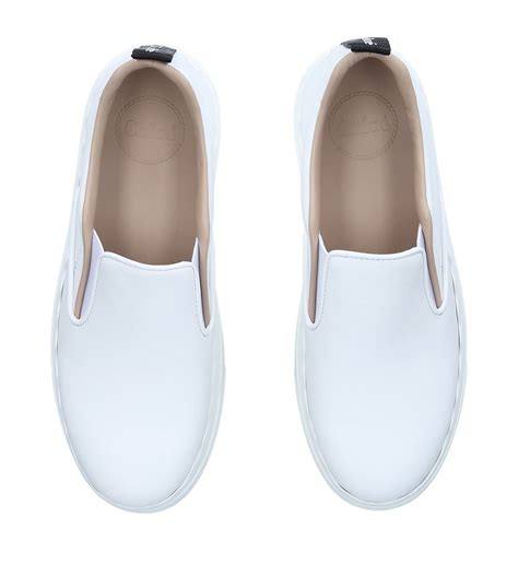 chloe lauren sneakers white|chloe lauren slip on sneakers.